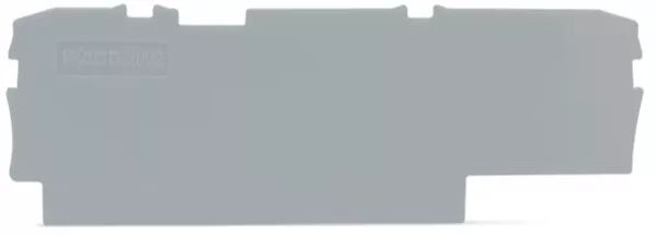 PLAQUE D\'EXTR�MIT� ET INTERM�DIAIRE �PAISSEUR 1 MM, GRIS
