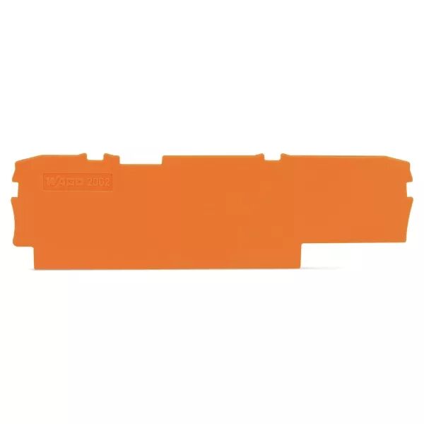 Plaque d\'extr�mit� et interm�diaire �paisseur 1 mm, orange (2002-1592)
