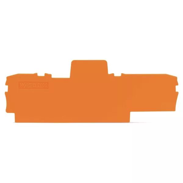 Plaque d\'extr�mit� et interm�diaire �paisseur 1 mm, orange (2002-1594)