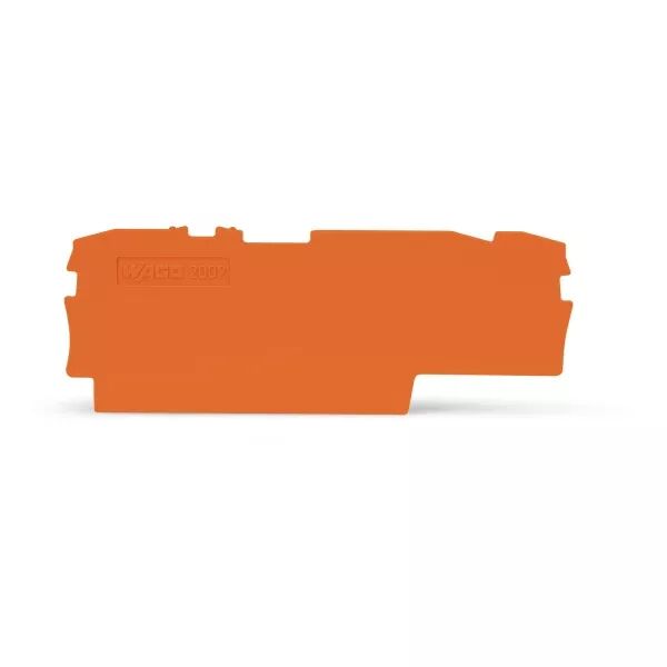 Plaque d\'extr�mit� et interm�diaire �paisseur 1 mm, orange (2002-1792)
