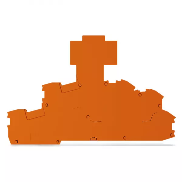 Plaque d\'extr�mit� et interm�diaire �paisseur 1 mm, orange (2003-6694)