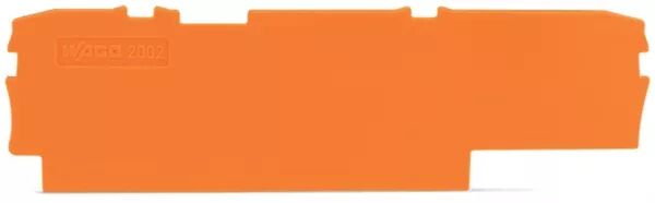 PLAQUE D\'EXTR�MIT� ET INTERM�DIAIRE �PAISSEUR 1 MM, ORANGE