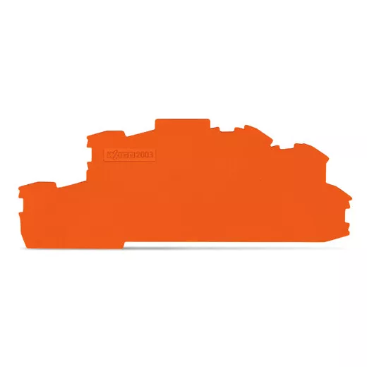 Plaque d\'extr�mit� et interm�diaire �paisseur 1 mm seulement pour fiches � fusib (2003-6693)