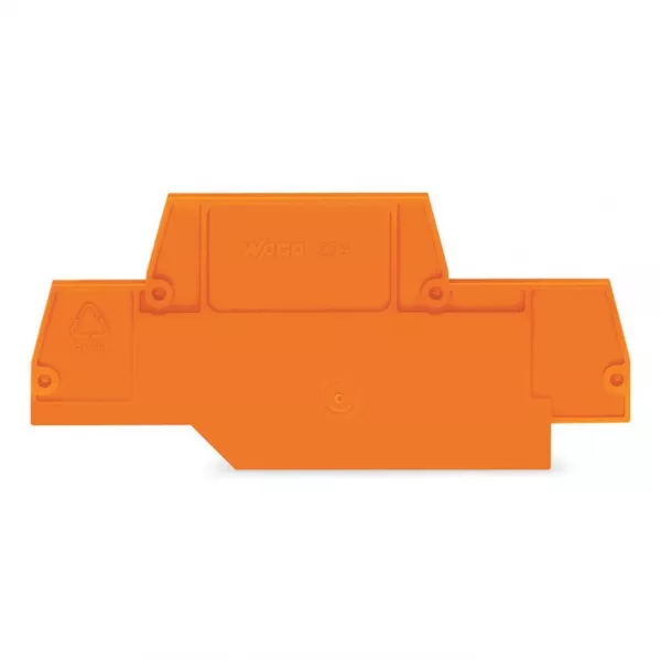 Plaque d\'extr�mit� et interm�diaire �paisseur 2 mm / Orange (279-519)