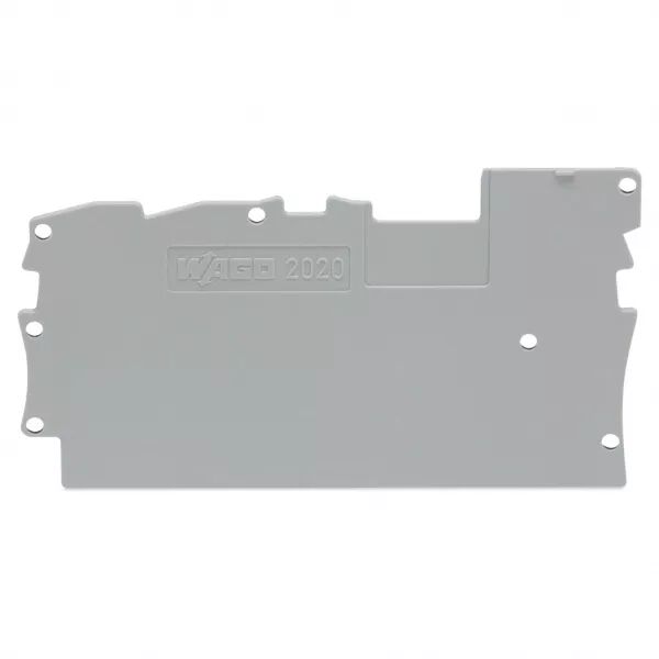 Plaque d\'extr�mit� et interm�diaire gris (2020-1391)