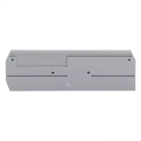 Plaque d\'extr�mit� pour 4C / Gris / Epaisseur 2,5 mm880-344
