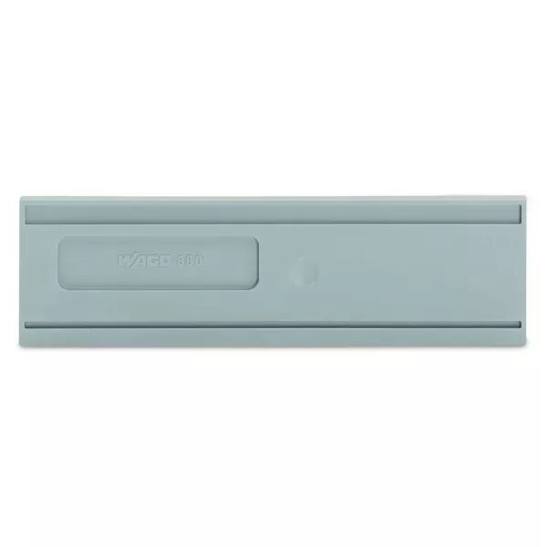 Plaque d\'extr�mit� pour 4C / Gris / Epaisseur 2 mm880-345