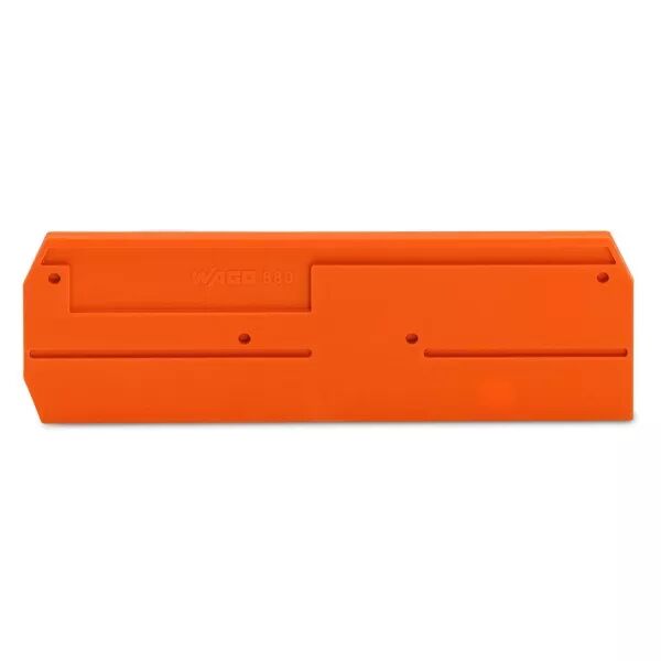 Plaque d\'extr�mit� pour 4C / Orange / Epaisseur 2,5 mm880-346