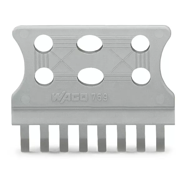 Plaque de d�charge de traction 10 � 15 p�les / Gris769-414