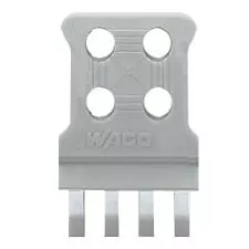 Plaque de d�charge de traction 4 � 5 p�les / Gris769-412