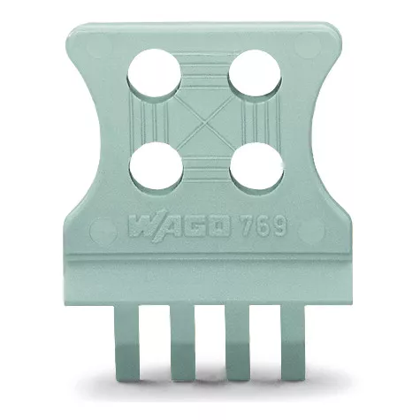 Plaque de d�charge de traction 6 � 9 p�les / Gris769-413