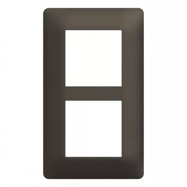 Plaque de finition Essensya 2 postes Terra entraxe 57 mm (WE576)