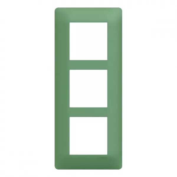 Plaque de finition Essensya 3 postes Botanic entraxe 57 mm (WE547)