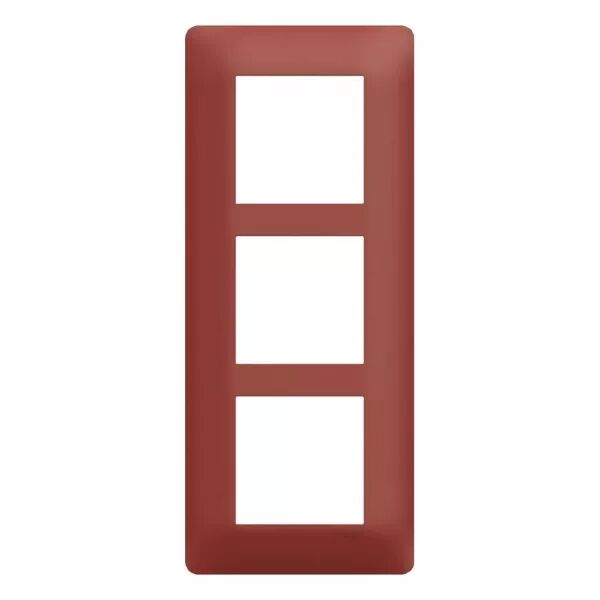 Plaque de finition Essensya 3 postes Sierra entraxe 57 mm (WE567)