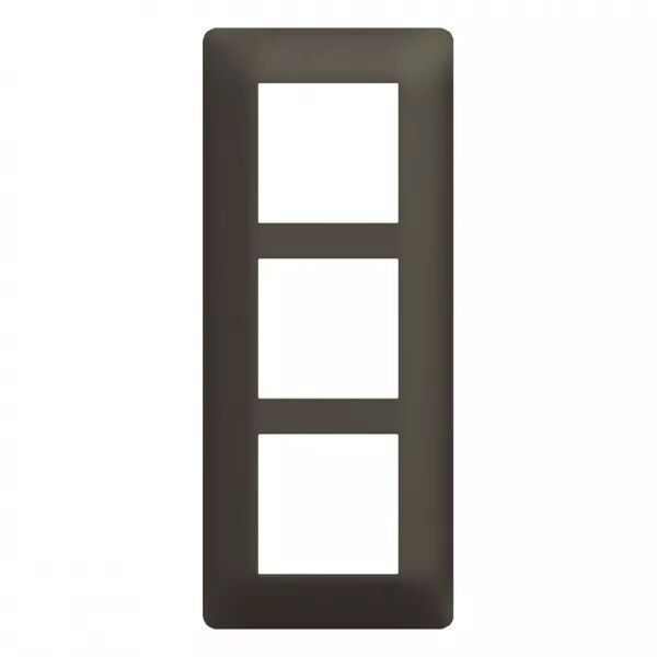 Plaque de finition Essensya 3 postes Terra entraxe 57 mm (WE577)