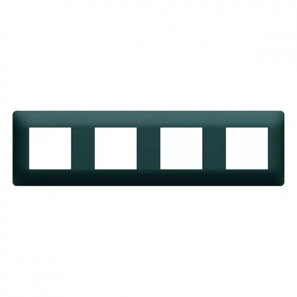 Plaque de finition Essensya 4 postes Anthracite (WE524)