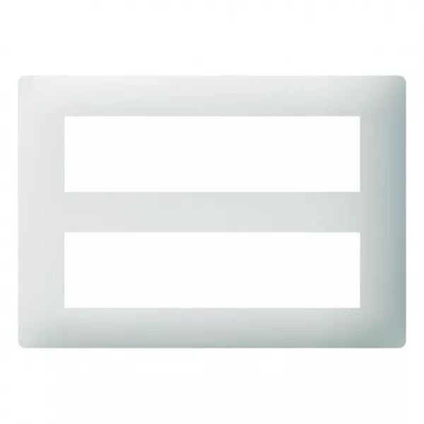 Plaque de finition Essensya 8 postes Pure (WE408)