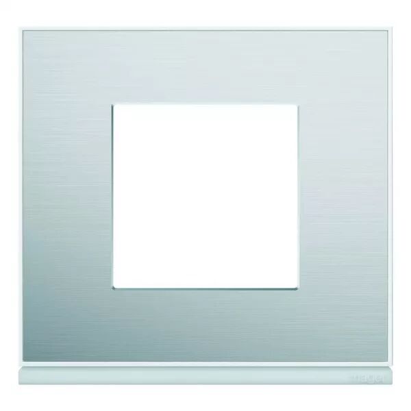 Plaque de finition Gallery 1 poste Aluminium (WXP2002)