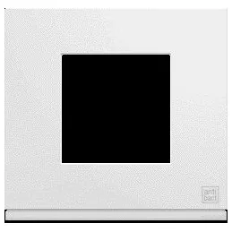 Plaque de finition Gallery 1 poste Antibact�rien (WXP9902)