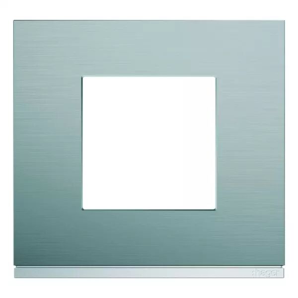 Plaque de finition Gallery 1 poste Bright inox (WXP4202)