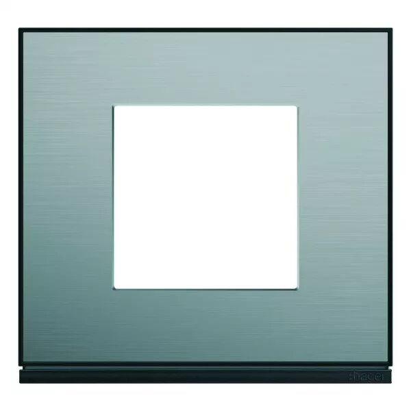 Plaque de finition Gallery 1 poste placage Acier (WXP2102)