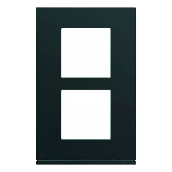 Plaque de finition Gallery 2 poste Nuit entraxe 57 mm (WXP0222)