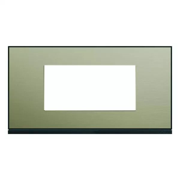 Plaque de finition Gallery 4 modules Bronze entraxe 71 mm (WXP2204)
