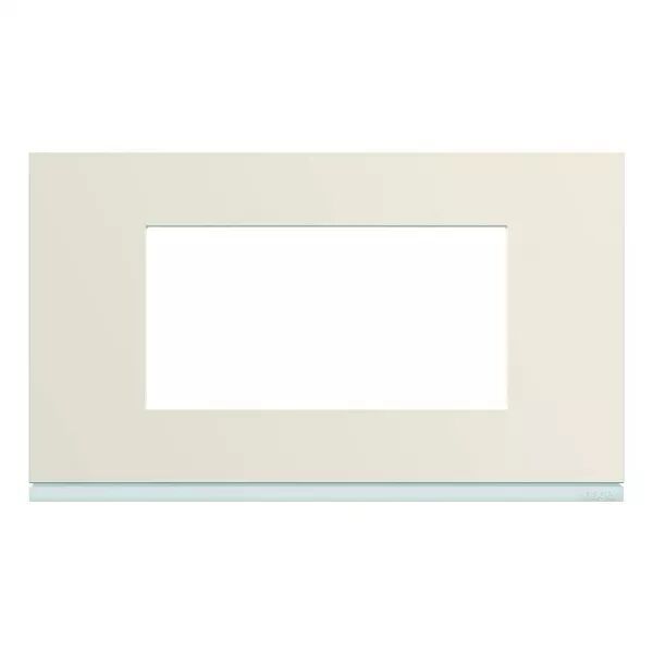 Plaque de finition Gallery 4 modules Dune entraxe 57 mm (WXP0334)