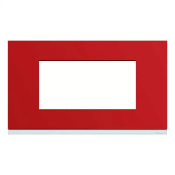 Plaque de finition Gallery 4 modules Eglantine entraxe 57 mm (WXP0634)