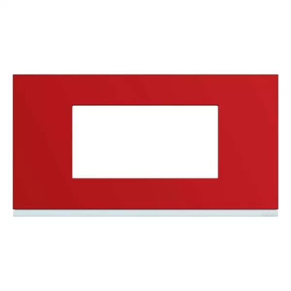 Plaque de finition Gallery 4 modules Eglantine entraxe 71 mm (WXP0604)