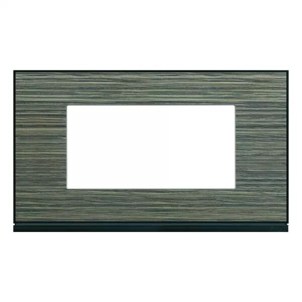 Plaque de finition Gallery 4 modules Pecan entraxe 57 mm (WXP2434)