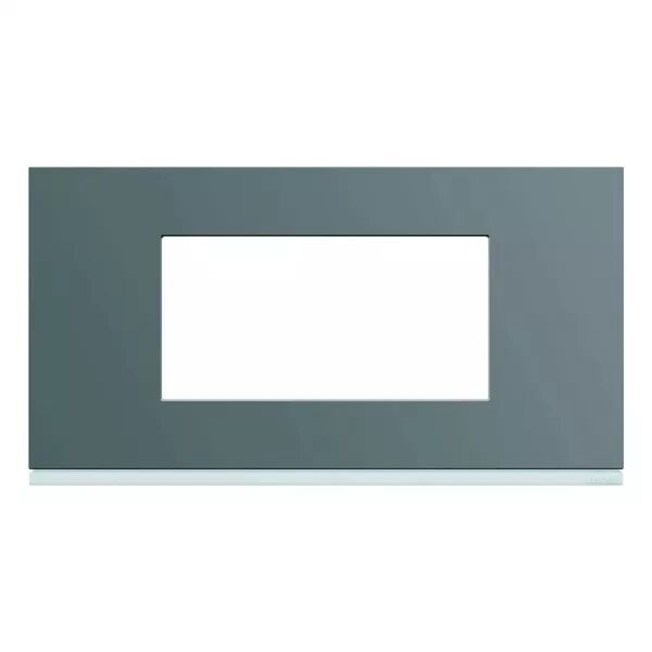 Plaque de finition Gallery 4 modules Taupe entraxe 71 mm (WXP0904)