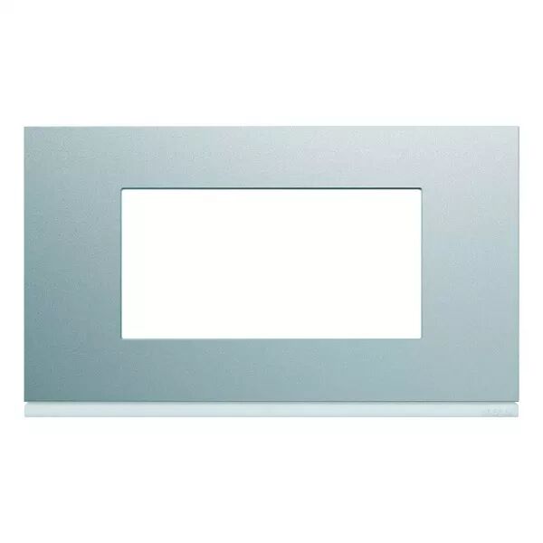Plaque de finition Gallery 4 modules Titane entraxe 57 mm (WXP0134)