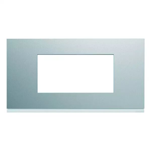 Plaque de finition Gallery 4 modules Titane entraxe 71 mm (WXP0104)
