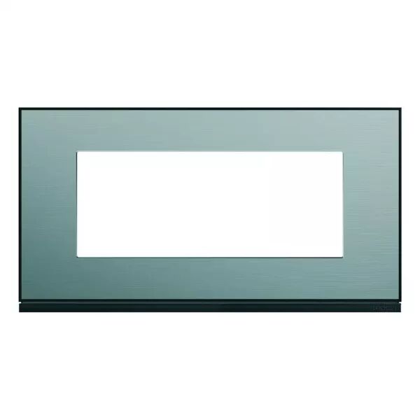 Plaque de finition Gallery 5 modules Acier entraxe 71 mm (WXP2105)