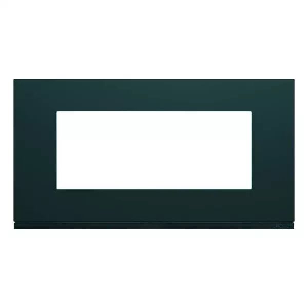 Plaque de finition Gallery 5 modules Anthracite entraxe 71 mm (WXP1005)