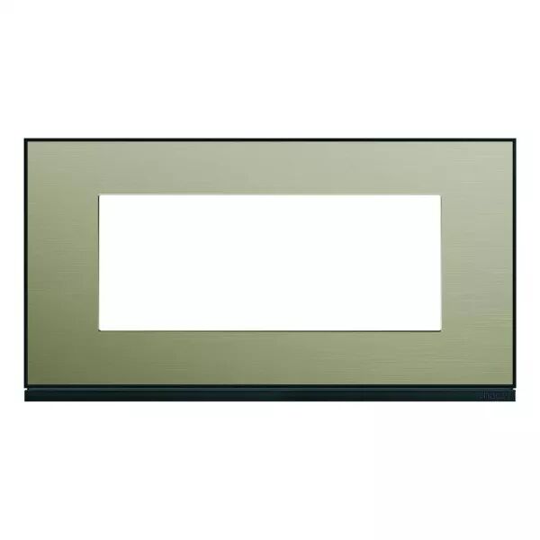 Plaque de finition Gallery 5 modules Bronze entraxe 71 mm (WXP2205)