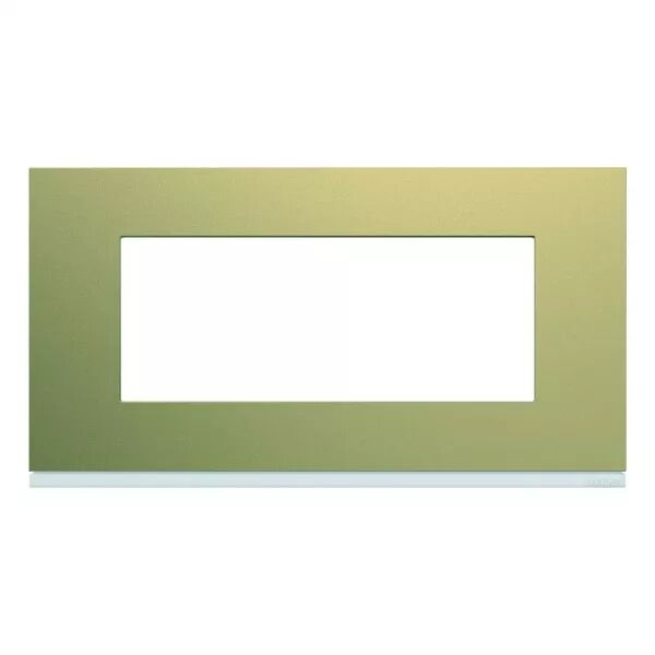 Plaque de finition Gallery 5 modules Champagne entraxe 71 mm (WXP0405)