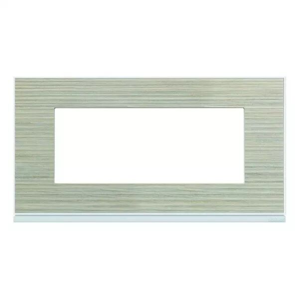 Plaque de finition Gallery 5 modules Latt� entraxe 71 mm (WXP2505)