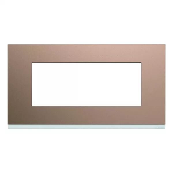 Plaque de finition Gallery 5 modules Ros� entraxe 71 mm (WXP0505)