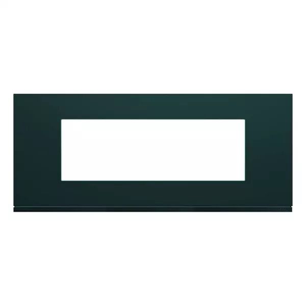 Plaque de finition Gallery 6 modules Anthracite entraxe 57 mm (WXP1006)