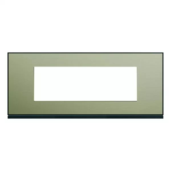 Plaque de finition Gallery 6 modules Bronze entraxe 57 mm (WXP2206)