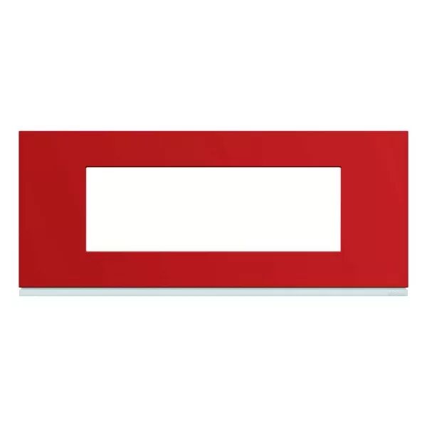 Plaque de finition Gallery 6 modules Eglantine entraxe 57 mm (WXP0606)