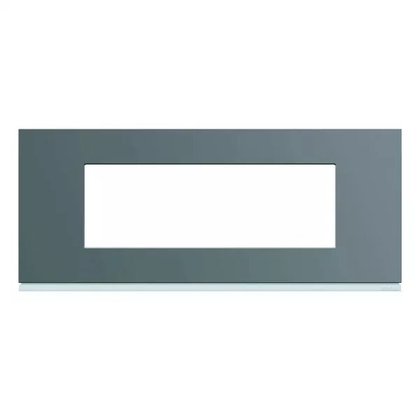 Plaque de finition Gallery 6 modules Taupe entraxe 57 mm (WXP0906)