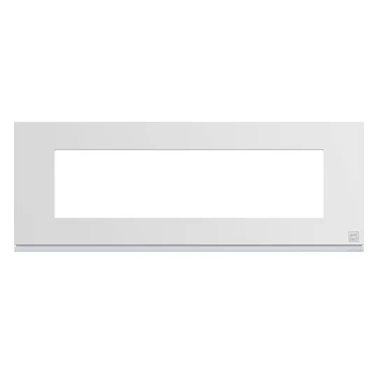 Plaque de finition Gallery 8 modules Antibact�rien entraxe 71 mm (WXP9908)