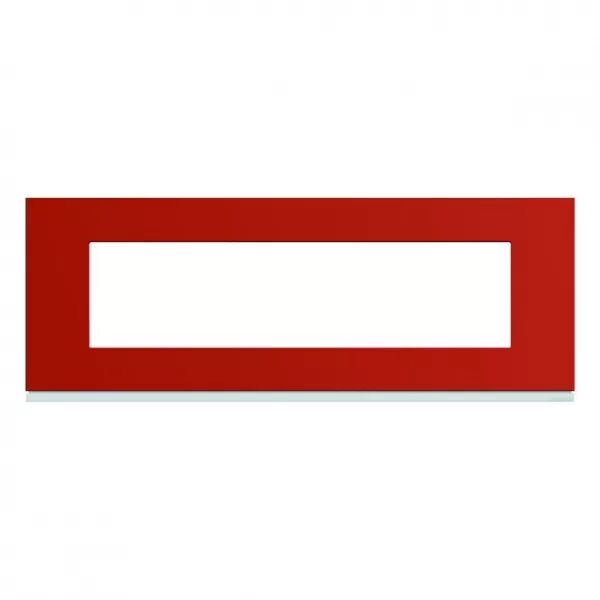 Plaque de finition Gallery 8 modules Eglantine entraxe 71 mm (WXP0608)