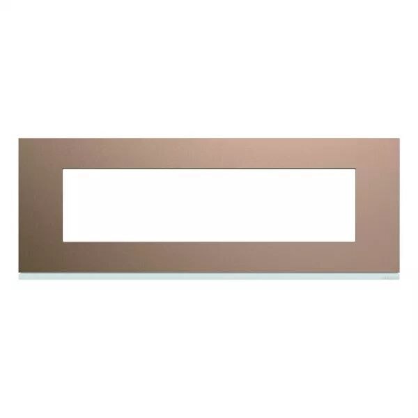 Plaque de finition Gallery 8 modules Ros� entraxe 71 mm (WXP0508)