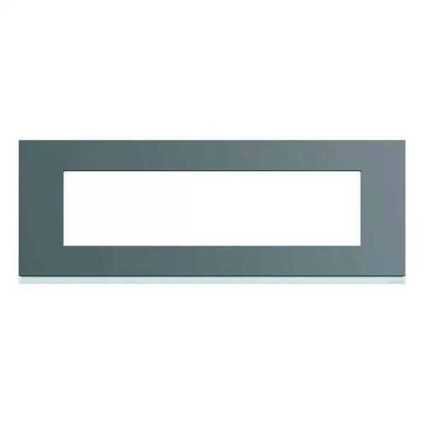 Plaque de finition Gallery 8 modules Taupe entraxe 71 mm (WXP0908)