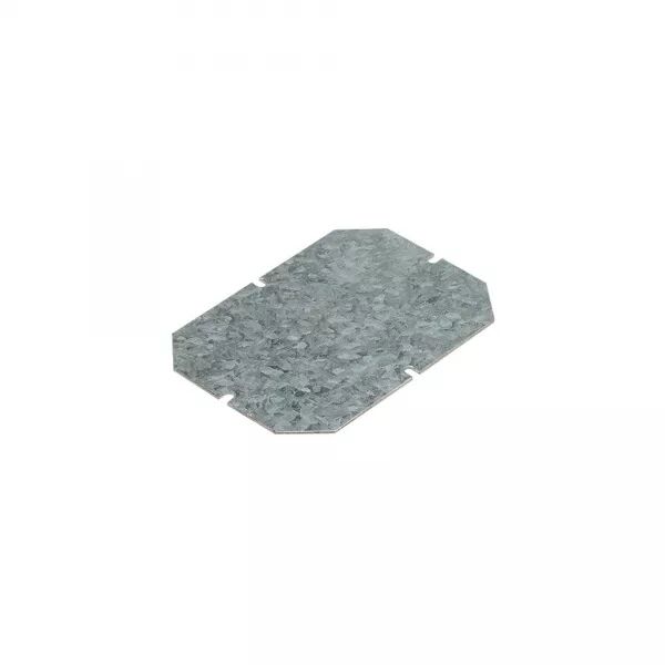 PLAQUE DE MONTAGE M�TAL �PAISSEUR 15/10E POUR BO�TIERS INDUSTRIELS 180X140MM