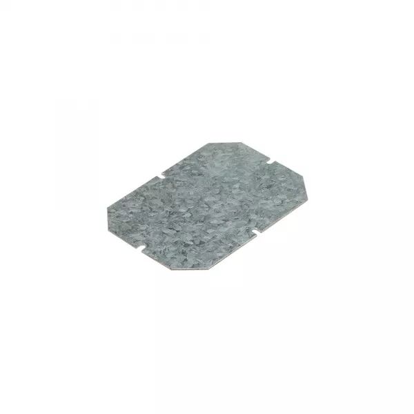 PLAQUE DE MONTAGE M�TAL �PAISSEUR 15/10E POUR BO�TIERS INDUSTRIELS 270X170MM